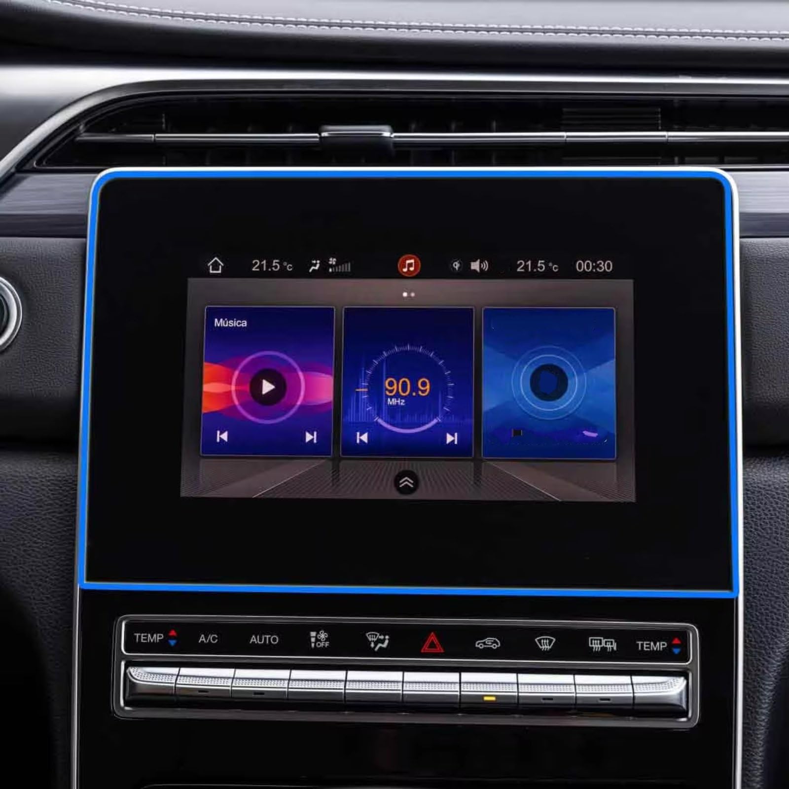 NATWEE Auto Navi-Schutzfolie Kompatibel Mit Dodge Für Journey 2022 Auto 8 Zoll Infotainment GPS Navigation Displayschutzfolie Aus Gehärtetem Glas von NATWEE