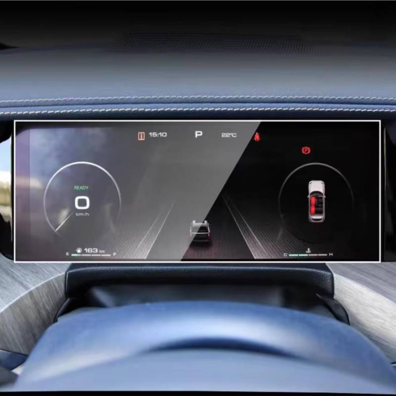 NATWEE Auto Navi-Schutzfolie Kompatibel Mit GWM Für Tank 500 2023 2024, Auto-LCD-GPS-Navigation, Gehärtetes Glas Und Armaturenbrett-Displayschutzfolie(Dashboard) von NATWEE