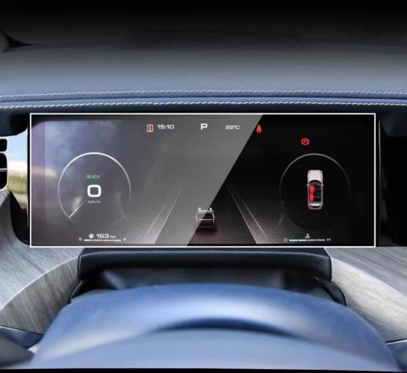 NATWEE Auto Navi-Schutzfolie Kompatibel Mit GWM Für Tank 500 2023 2024, Gehärtetes Glas, Displayschutzfolie, Auto-GPS-Navigationszentrum, Display Und Armaturenbrett(Dashboard Tempered Glass) von NATWEE