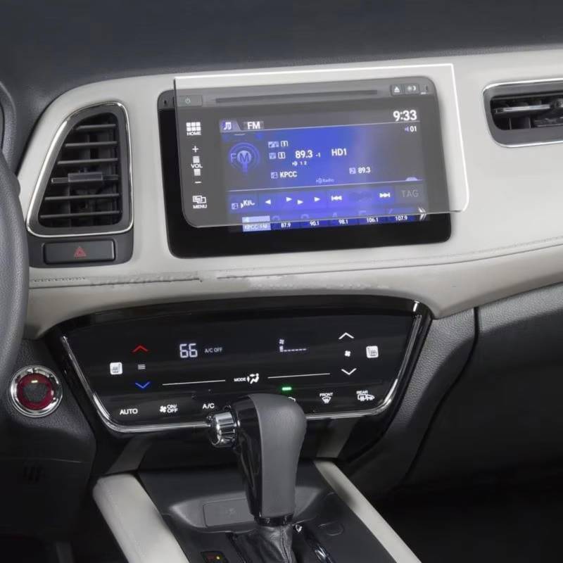 NATWEE Auto Navi-Schutzfolie Kompatibel Mit HRV 2016 2017 2018 2019 2020 2021 2022 2023 Auto-Infotainment GPS-Navigation Displayschutzfolie Aus Gehärtetem Glas(Version 4) von NATWEE