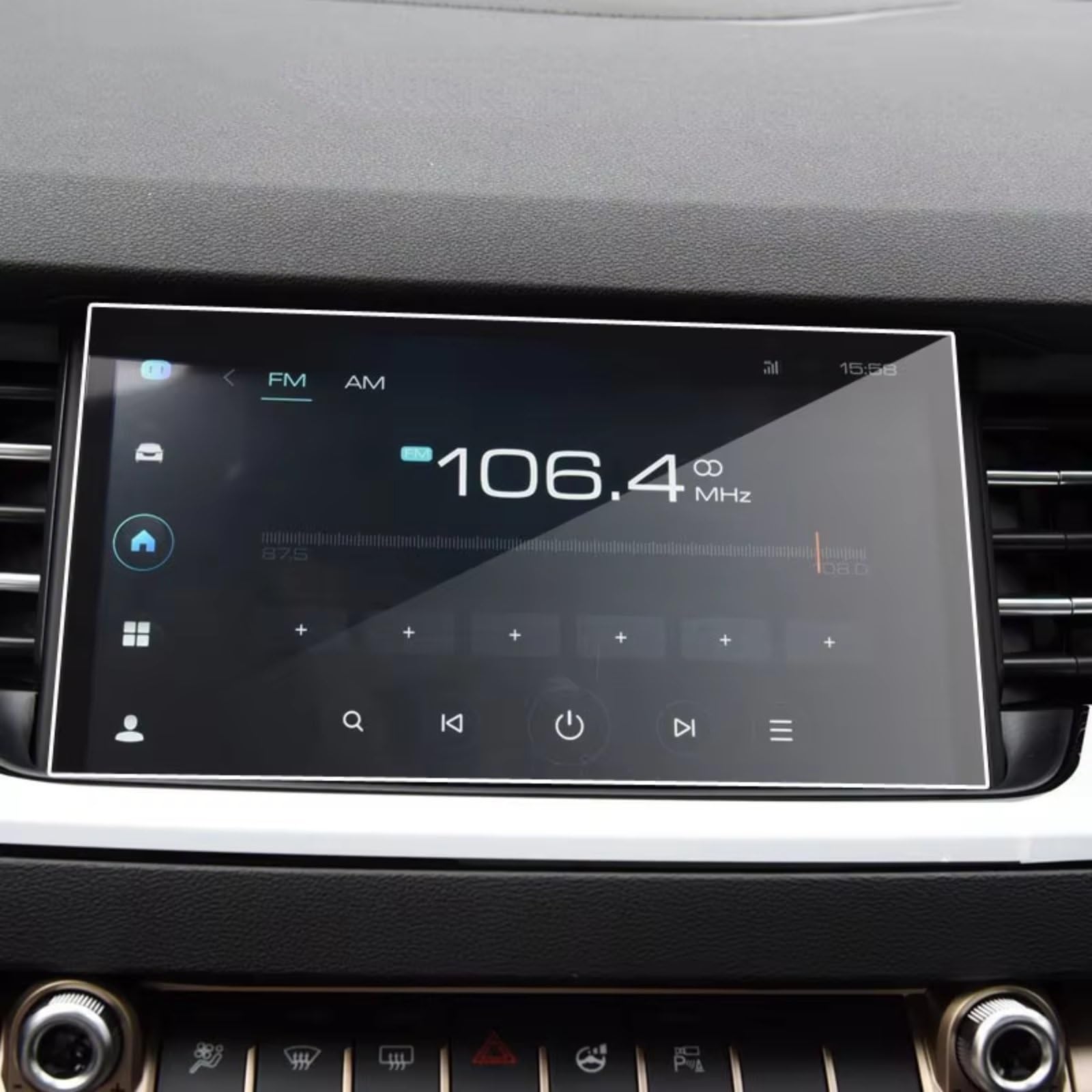 NATWEE Auto Navi-Schutzfolie Kompatibel Mit Haval Für H6 2018 2019 2020, Auto-Innenraum, GPS-Navigation, Displayschutzfolie, 9H Gehärtetes Glas, Schutzfolie(2020) von NATWEE