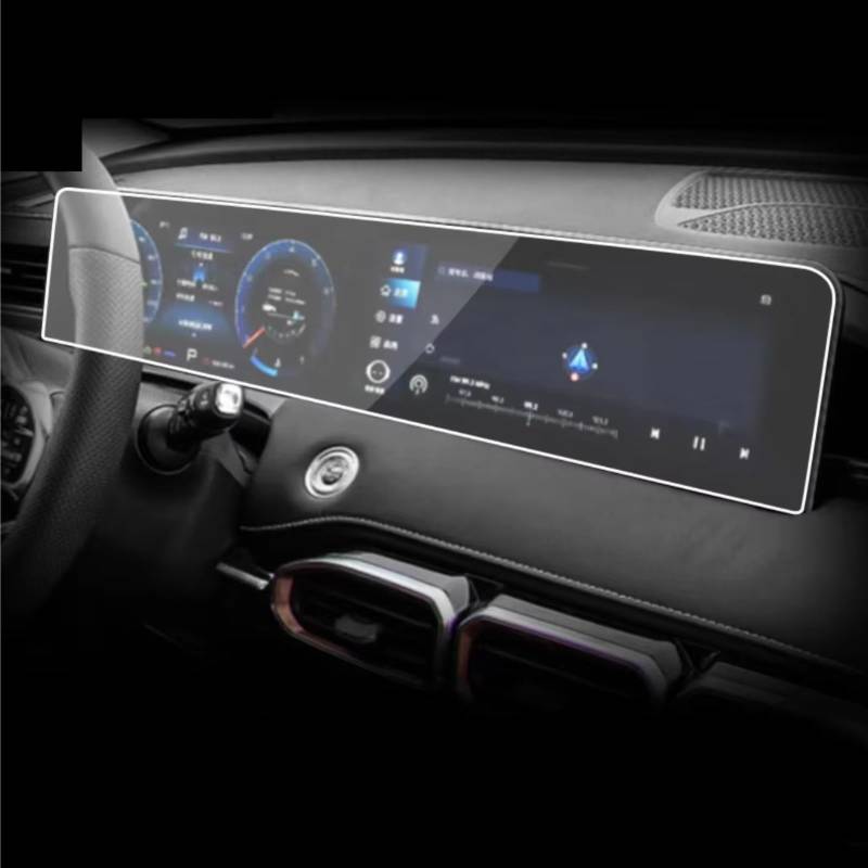 NATWEE Auto Navi-Schutzfolie Kompatibel Mit Jetour Für X70 Plus 2023 Auto 10,25 Zoll Auto LCD GPS Navigation Und Armaturenbrett TPU Displayschutzfolie von NATWEE