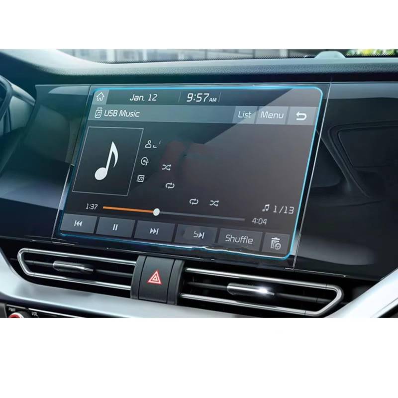 NATWEE Auto Navi-Schutzfolie Kompatibel Mit K&ia Für NIRO 2020 2021, Autozubehör, 8 Zoll, Navigation, Stoßfest, Kratzfest, Gehärtetes Glas, Displayschutzfolie von NATWEE