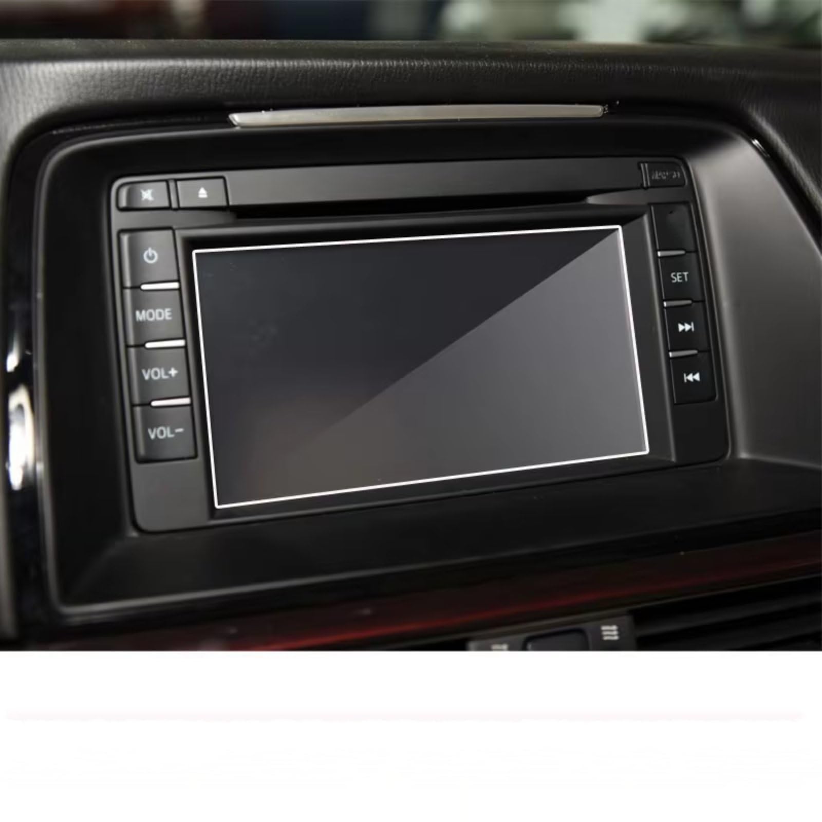 NATWEE Auto Navi-Schutzfolie Kompatibel Mit Mazda 6 Für Atenza 2014 2015 2016 2017 2018 2019 2020 Autozubehör GPS-Navigation Gehärtetes Glas Displayschutzfolie(2014-2016) von NATWEE