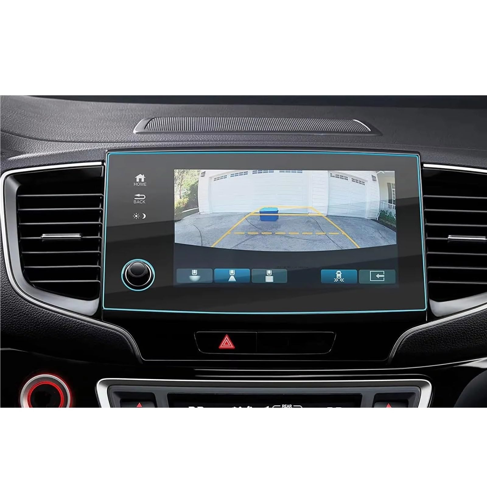 NATWEE Auto Navi-Schutzfolie Kompatibel Mit Pilot 2019 2020 2021 2022 Auto 8 Zoll Center Navigation Kratzfester Displayschutz Aus Gehärtetem Glas von NATWEE