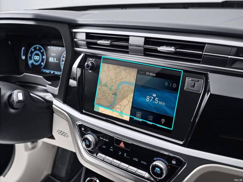 NATWEE Auto Navi-Schutzfolie Kompatibel Mit SsangYong Für Korando 2020 Auto 9 Zoll Navigation Displayschutzfolie Gehärtetes Glas Film Auto Innenzubehör von NATWEE