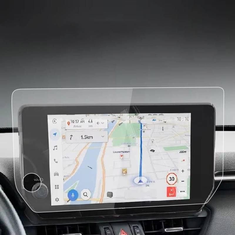 NATWEE Auto Navi-Schutzfolie Kompatibel Mit Toyota Für RAV4 50 Series 2023 Auto 10,5 Zoll Auto Infotainment GPS Navigation Display Displayschutzfolie Aus Gehärtetem Glas von NATWEE