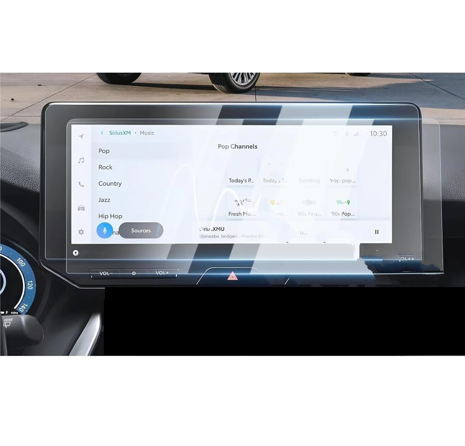 NATWEE Auto Navi-Schutzfolie Kompatibel Mit Toyota Für Venza 2021 2022 2023 2024 Auto-Navigation 12,3 Zoll GPS Gehärtetes Glas Displayschutzfolie von NATWEE