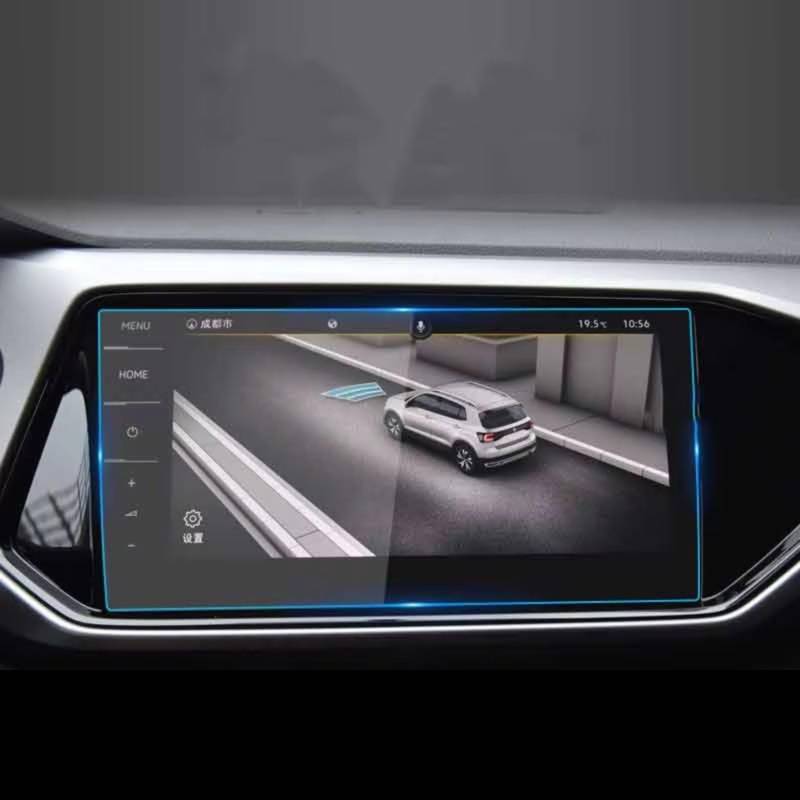 NATWEE Auto Navi-Schutzfolie Kompatibel Mit VW Für Taos Für T-Cross 2022, Auto-Infotainment, GPS-Navigation, Gehärtetes Glas, Displayschutzfolie, Innenzubehör(GPS) von NATWEE