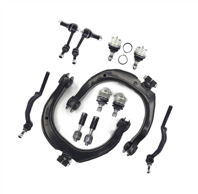 NATWEE Kompatibel Mit GMC Für Envoy 2004 2005 2006 2007 Auto-Querlenker Vorne Oben Spurstangen-Kits Aufhängung Wishbone-Querlenker 25786774 25786775 Querlenkersatz Vorderachse von NATWEE