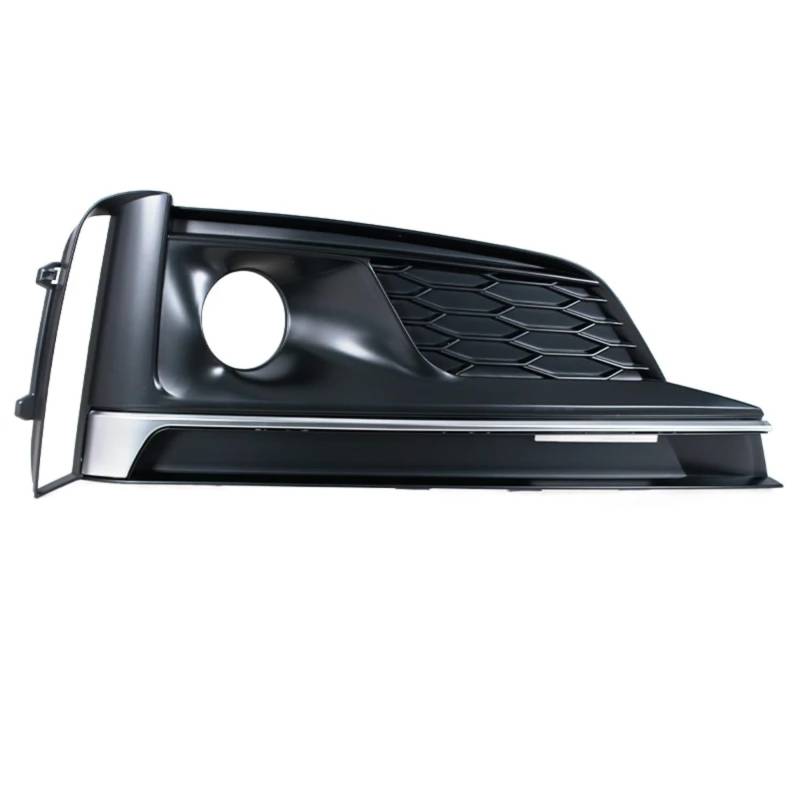 NATWEE Nebelscheinwerfer-Grill Kompatibel Mit A5 Für Sport 2017 2018 2019 Front Stoßstange Nebel Licht Rahmen Abdeckung Seite Nebel Licht Kühlergrill Auto Zubehör 8W6807682F(Right-with Hole) von NATWEE