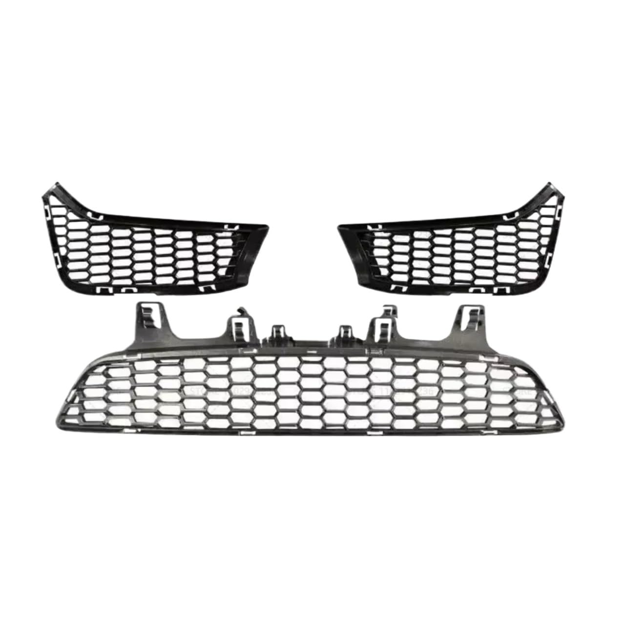 NATWEE Nebelscheinwerfer-Grill Kompatibel Mit Für M3 M4 F80 F82 F83 2014–2020 Frontstoßstange Nebelscheinwerfer-Lünettengitter 51118054294(3 Set) von NATWEE