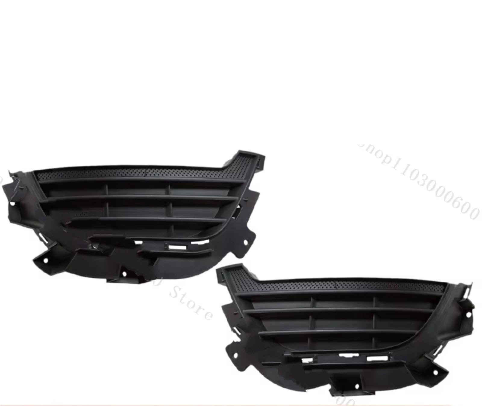 NATWEE Nebelscheinwerfer-Grill Kompatibel Mit Lincoln Für MKZ 2017-2020 Auto Frontstoßstange Nebelscheinwerfer Lampe Kühlergrill Rahmen Abdeckung Blende HP5Z17B814AA HP5Z17B814AB(Left and Right) von NATWEE