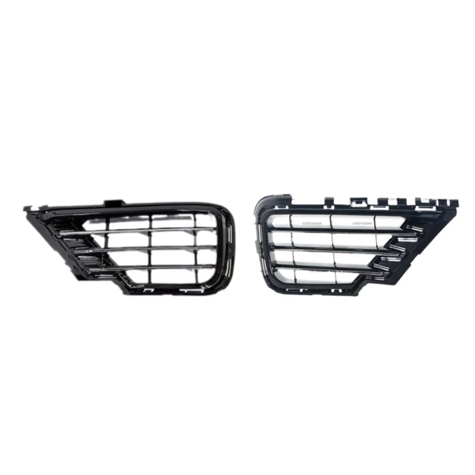 NATWEE Nebelscheinwerfer-Grill Kompatibel Mit VW Für Touareg 2016-2018 Auto Links Rechts Frontstoßstange Nebelscheinwerfer Lampenabdeckung Grill 7P6853665G(1pair) von NATWEE