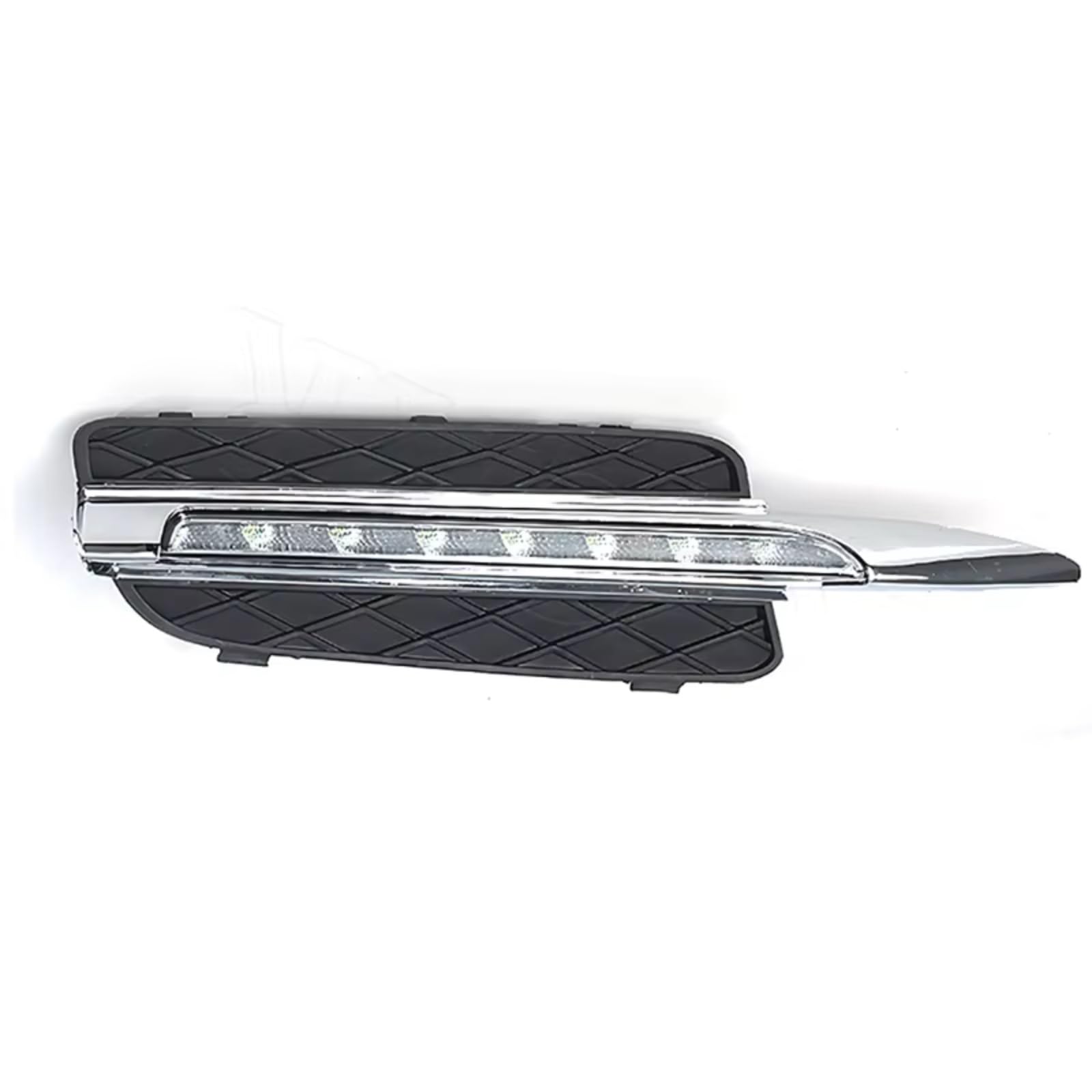 NATWEE Nebelscheinwerfer-Grill Kompatibel Mit X5 E70 2007-2010 Auto-Frontstoßstange DRL Tagfahrlicht Nebelscheinwerfer Lichtabdeckung(1 Pair-8LED) von NATWEE