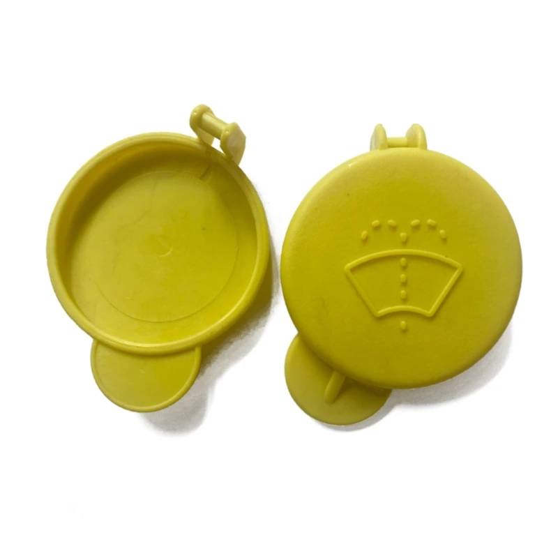 NATWEE Wischwasserbehälter Kappe Kompatibel Mit Ford Für Fiesta MK5 MK6 2005 2006 2007 2008 Scheibenwischer-Waschflüssigkeitsbehälterdeckel OEM: 1488251(Yellow) von NATWEE