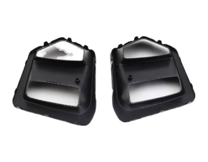 Nebelscheinwerfer-Grill Kompatibel Mit Ford Für Focus Für RS 2015–2018, Nebelscheinwerfer, Rahmen, Nebel, Lampenabdeckung, Grill, Kohlefaser-Look(2PCS Left and Right) von NATWEE