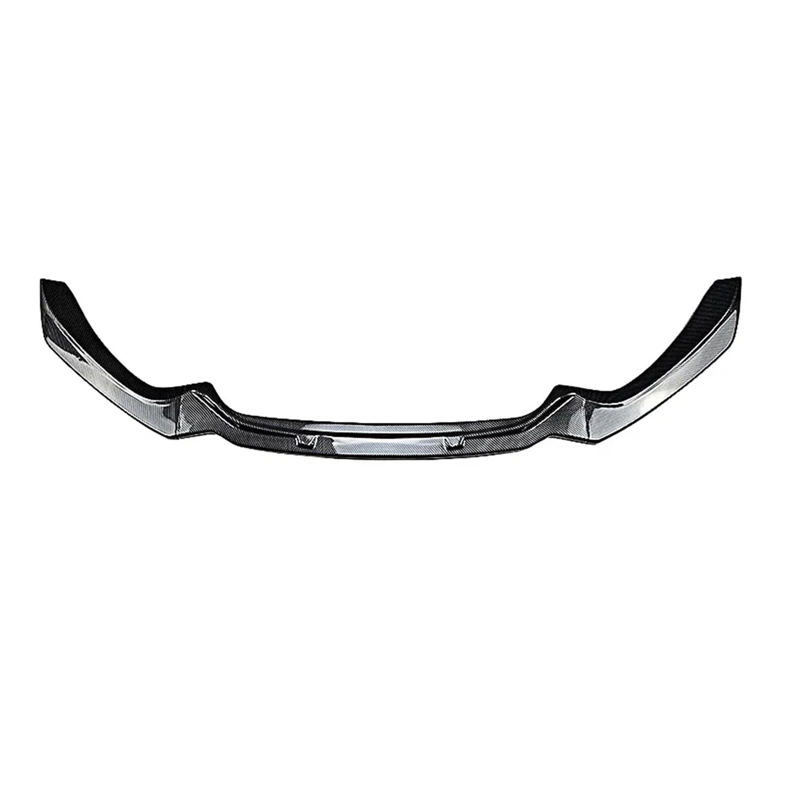 Auto Frontlippe Frontspoiler 3 PCS Für 1 Series Für F20 Für F21 Für Pack 2015-2019 Front Stoßstange Lip Spoiler Diffusor Splitter ABS Abdeckung Körper Kit(Kohlefaser-Optik) von NAUTIG