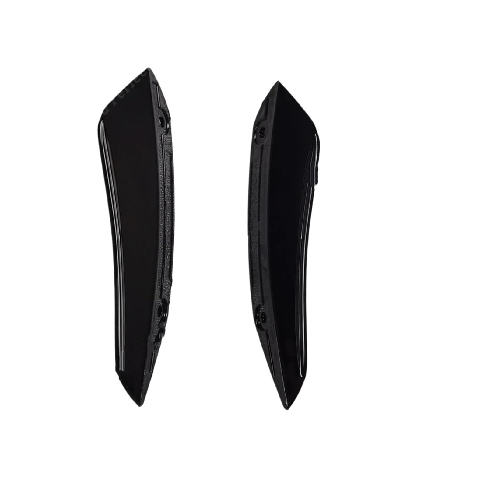 Auto Frontlippe Frontspoiler 4 Stücke Für Benz Für CLA Für C117 Für X117 Für CLA200 Für AMG 2015-2018 Für Tuning Auto Front Stoßstange Seite Spoiler Splitter Air Blade(Side Gloss Black) von NAUTIG