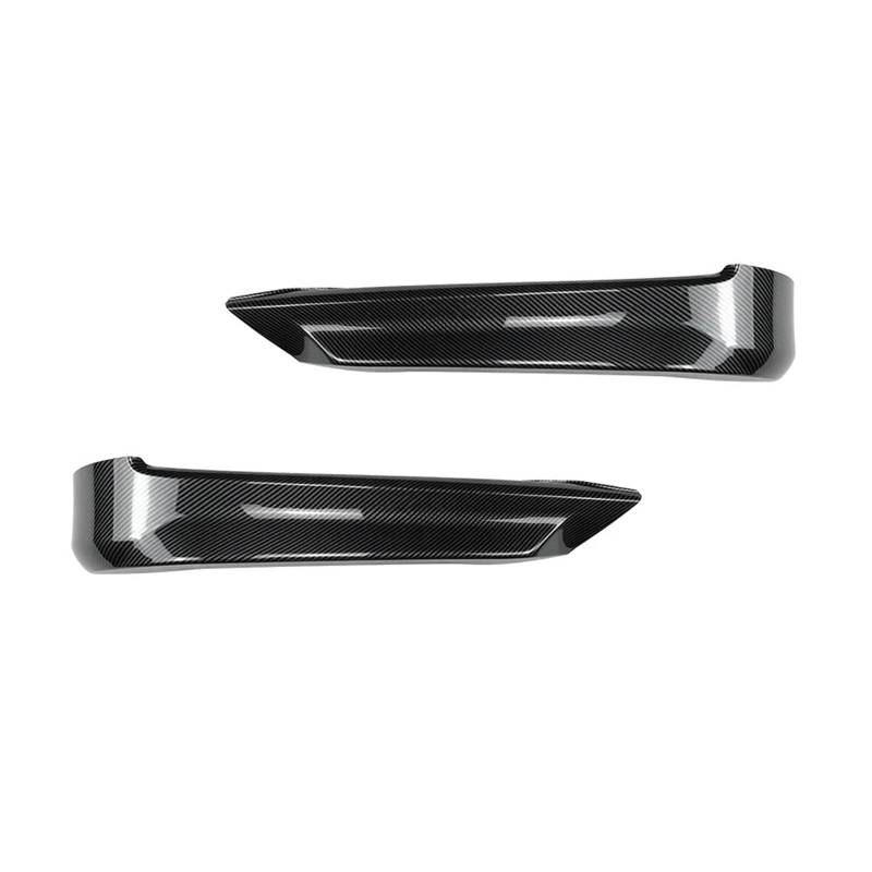 Auto Frontlippe Frontspoiler 5 STÜCKE Für 3er Für E90 Für E91 2005-2008 Auto Frontstoßstange Lip Splitter Diffusor Spoiler Stoßstange Schutzfolie Tuning(Carbon Look Splitter) von NAUTIG