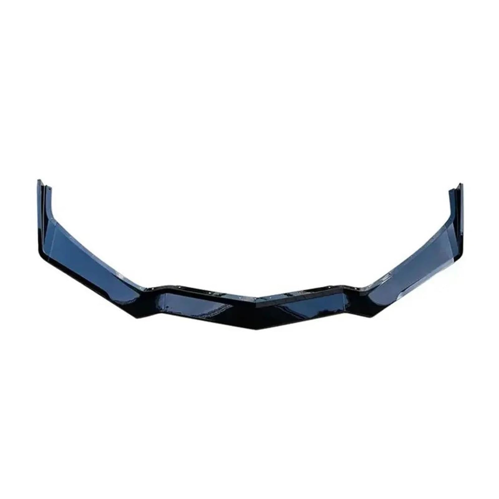 Auto Frontlippe Frontspoiler 5 STÜCKE Für Chevrolet Für Corvette Für C8 2020 2021 2022 Auto Vorderen Stoßfänger Lip Spoiler Diffusor Splitter Carbon Look(Gloss Black) von NAUTIG