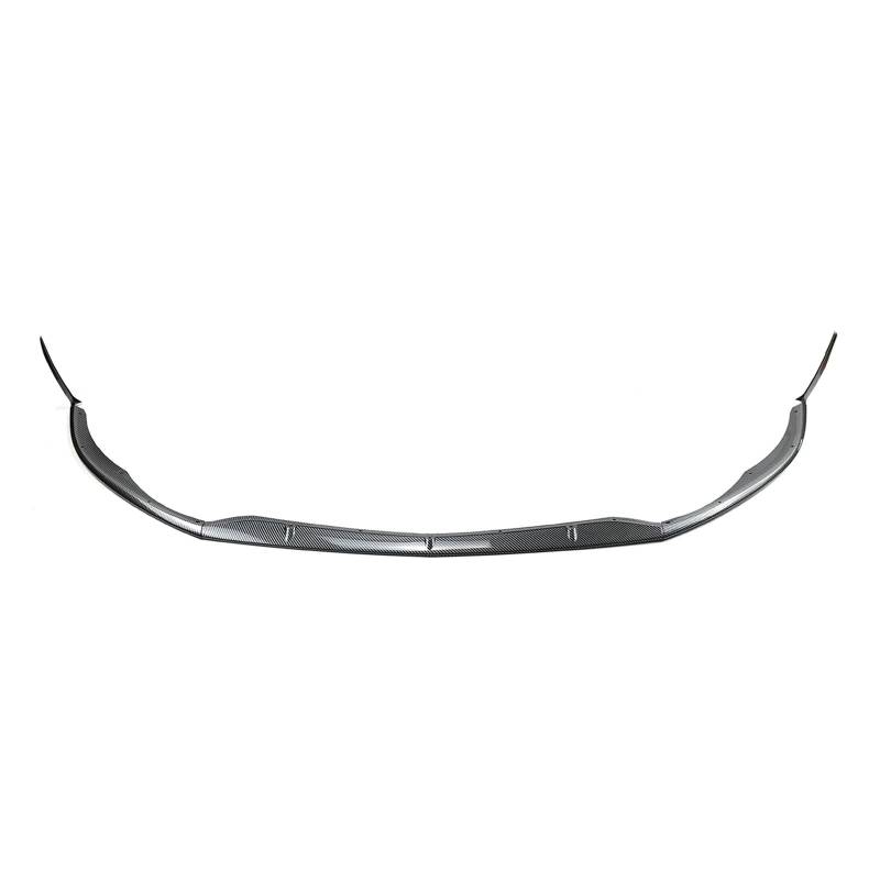 Auto Frontlippe Frontspoiler 5 Stücke Für Benz Für C-klasse Für W205 Für C205 Für S205 Nur Für AMG 2015-2022 Auto Front Stoßstange Lip Diffusor Spoiler Splitter(Kohlefaser-Optik) von NAUTIG