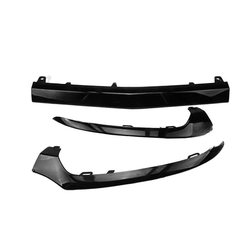 Auto Frontlippe Frontspoiler Für Benz C Für Klasse Für W205 2014-2018 Für C300 Für C400 Für C63 Auto Frontstoßstange Spoiler Diffusor Schutzschutz(Schwarz) von NAUTIG