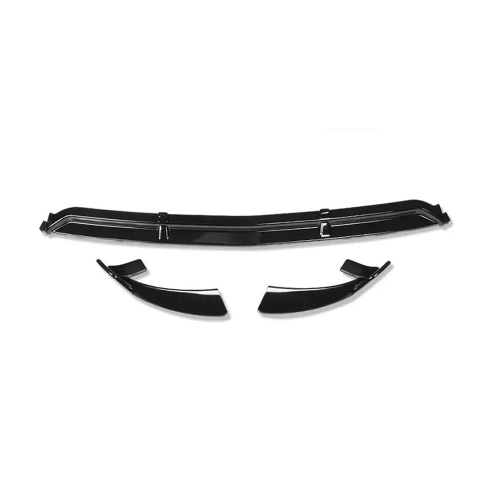 Auto Frontlippe Frontspoiler Für Benz Für GLC Für X253 Für W253 Für C253 Für Coupe Für GLC200 Für GLC260 Für GLC300 2016-2020 Auto Front Lip Spoiler Body Kit(Gloss Black) von NAUTIG