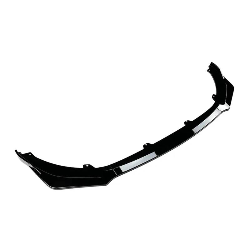 Auto Frontlippe Frontspoiler Für Kia Für Stinger Für GT Für EX Für Fließheck 4-Türer 2018 Bis Up Auto Front Stoßstange Schutz Deflektor Lippen Spoiler Splitter Diffusor(Glossy Black) von NAUTIG