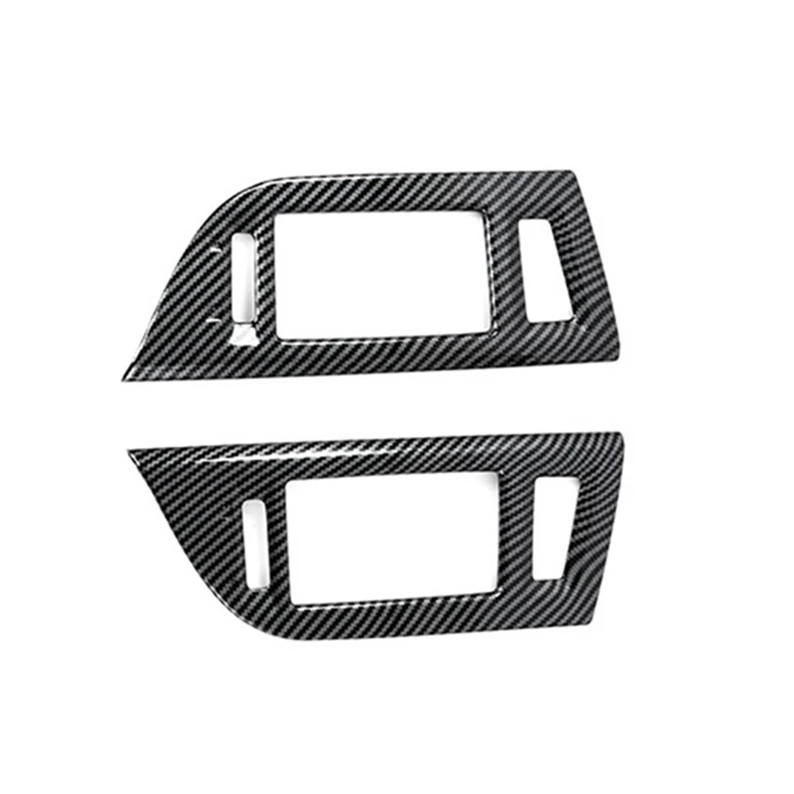 Auto Zubehör Innenraum Auto Innen Armaturenbrett Mittelkonsole Air Vent A/C Outlet Rahmen Abdeckung Trim Carbon Faser Ersatz Für Mitsubishi Für Pajero 2007 2008-2019 Auto-Innendekoration von NAUTIG