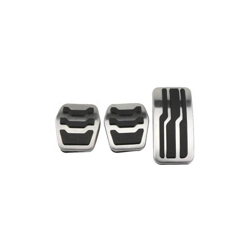 Bremspedal Für Ford Für Focus 2 3 4 Für MK2 Für MK3 Für MK4 St Rs 2005-2018 Edelstahl-Kraftstoffpedal Bremspedale Ruhepedal-Set-Abdeckung Pedale Pads(MT) von NAUTIG