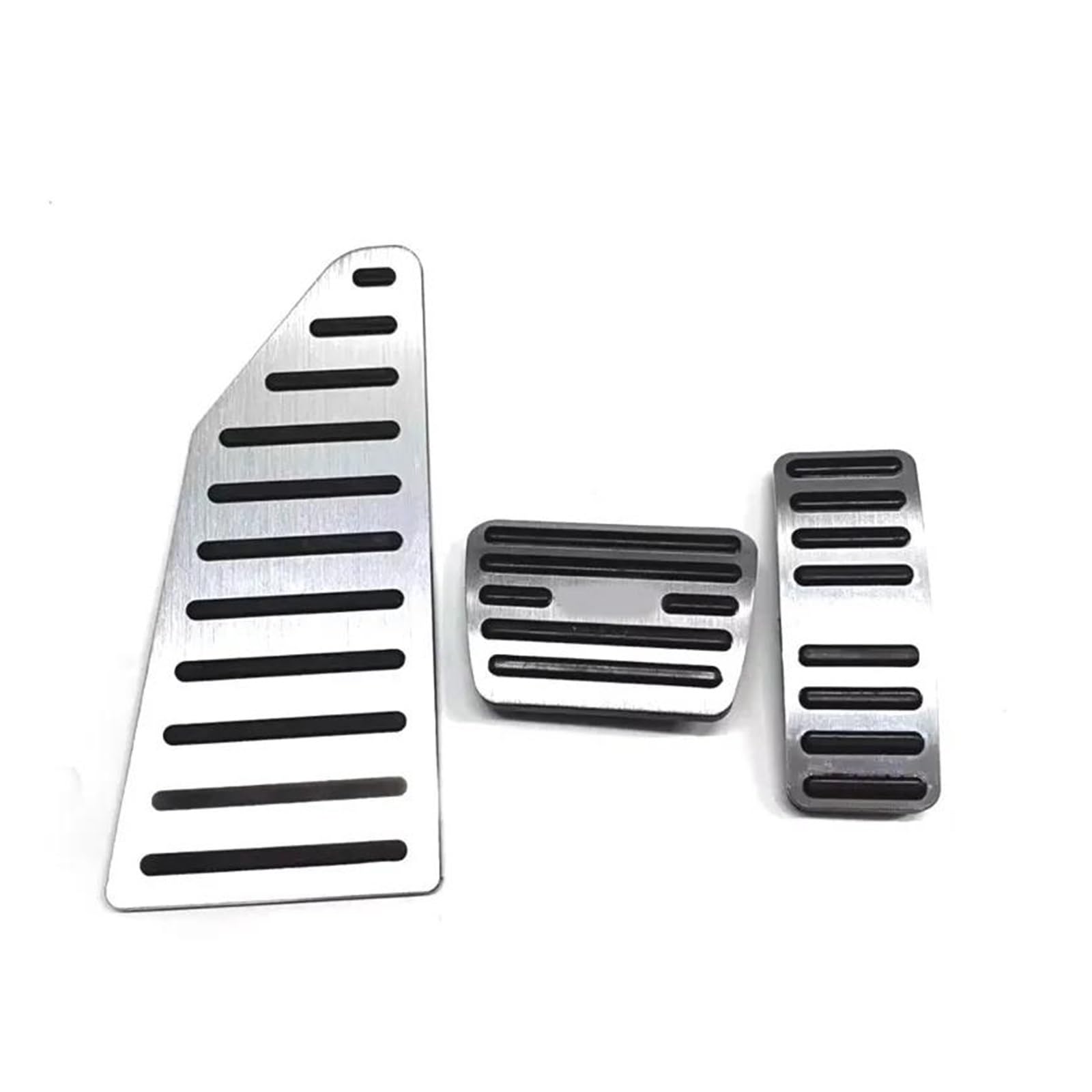 Bremspedal Für MG Für GT 2023 2024 Auto Gaspedal Bremspedal rutschfeste Fußstützenplatte Aluminium Innenmodifikation Pedale Pads(3piece Silver) von NAUTIG