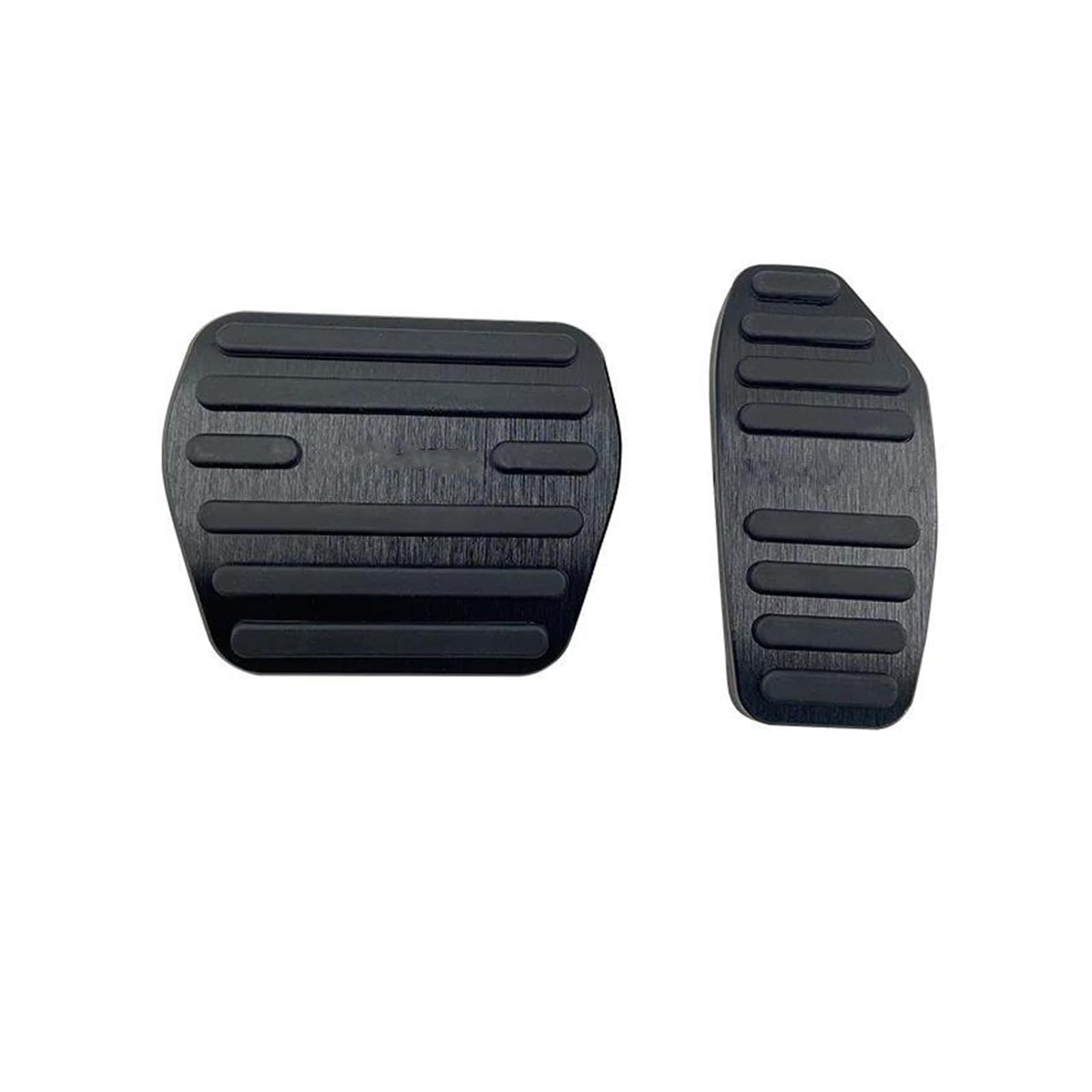 Bremspedal Für Mitsubishi Für Outlander 4 2022 2023 2024 Auto Kraftstoff Beschleuniger Bremspedale Abdeckung Trim Non Slip Pad Aluminium Pedale Pads(Schwarz) von NAUTIG