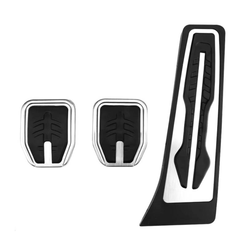 Bremspedal Für X5 Für X6 Für F15 Für F16 Für E70 Für E71 Für E72 2008-2018 LHD Auto Gas Bremse Fußstütze Pedal Pad Abdeckung Pedale Pedale Pads(MT Without Rest) von NAUTIG