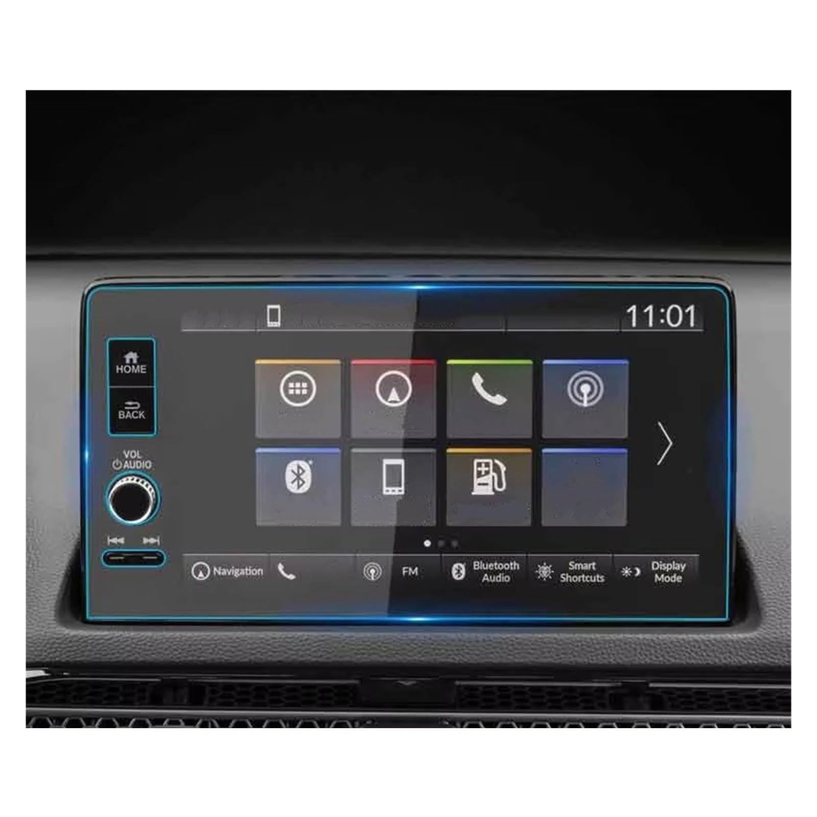 Displayschutz Für 11 Für Generation Für Civic 2021 2022 Auto GPS Navigation Bildschirm Gehärtetem Glas Schutz Film Auto Innen Paste Accessori Displayschutz-Folie von NAUTIG