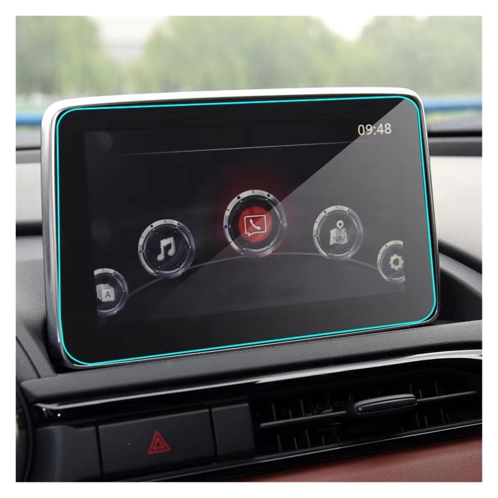 Displayschutz Für Mazda Für CX-3 Für CX-4 Für MX-5 2015 2016 2017 2018 2019 Auto Displayschutzfolie Aus Gehärtetem Glas Aufkleber GPS Multimedia LCD-Schutz Displayschutz-Folie von NAUTIG