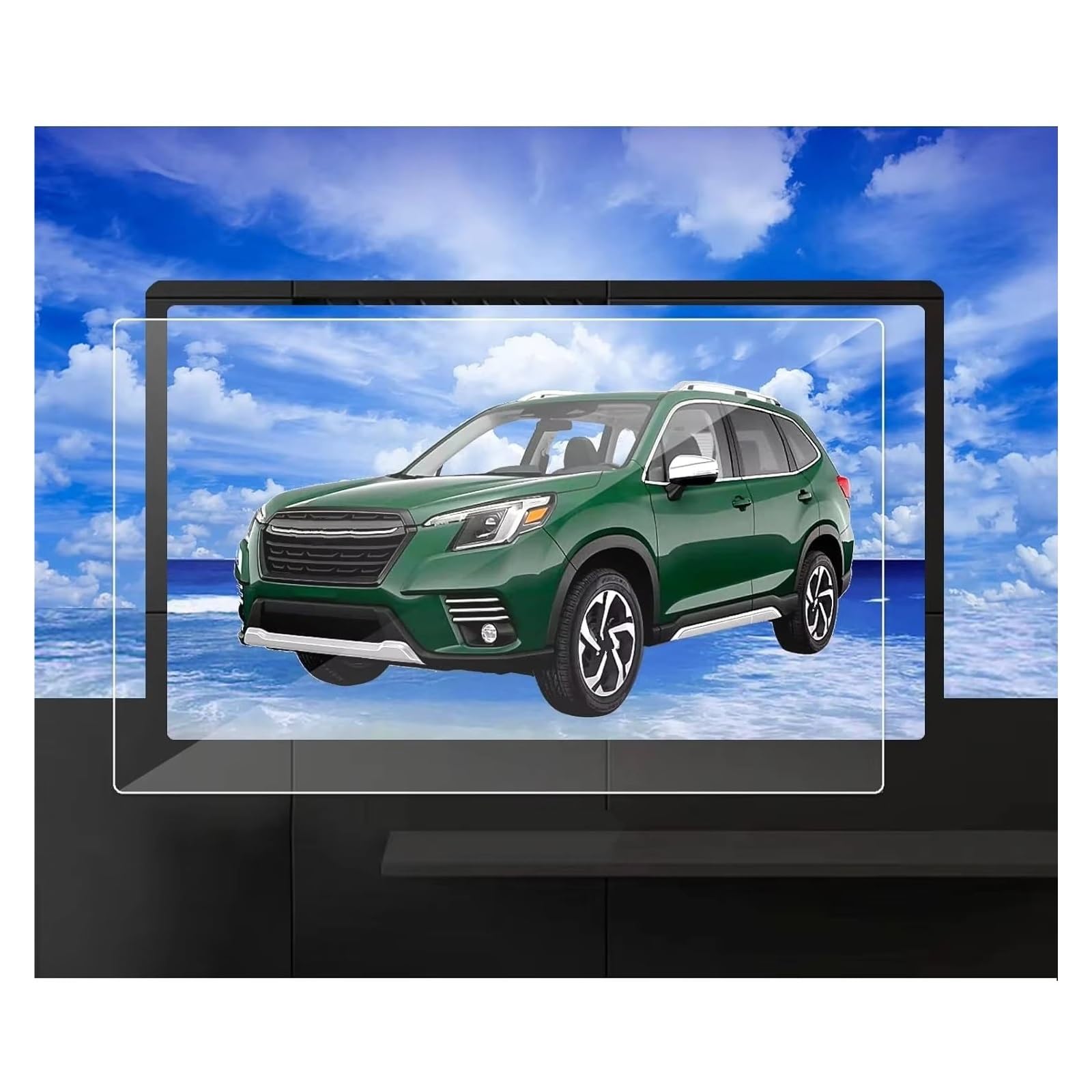 Displayschutz Für Subaru Für Forester 2019-2021 2022 2023 2024 8 Zoll Auto Touchscreen Navigation GPS Schutz Zubehör Gehärtetem Glas Film Displayschutz-Folie von NAUTIG