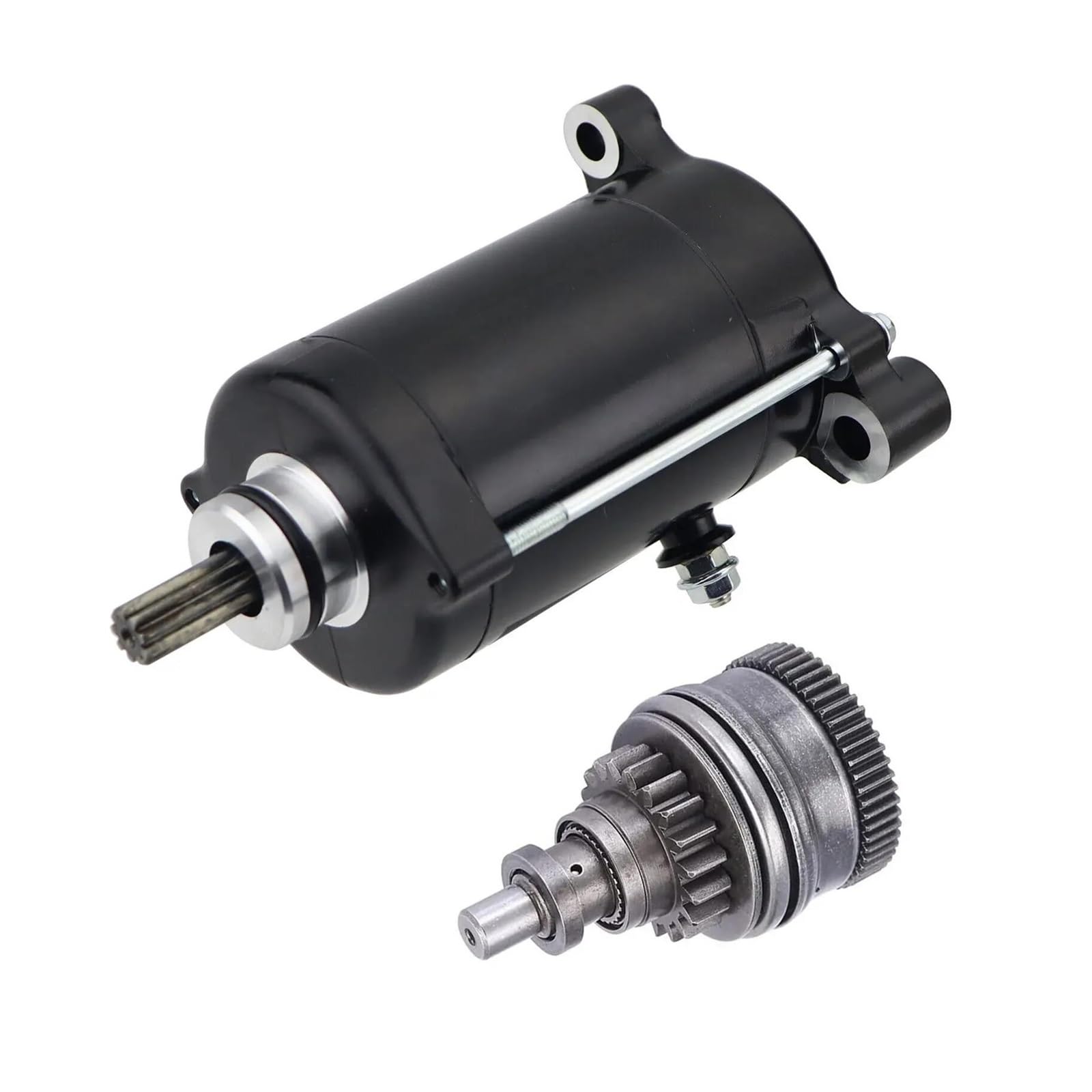 Elektrostart Starter 2 PCS Für WRA650 Für Wave Für Runner III Für RA700 Für Jet 650 701cc 18420 Elektrischer Anlasser Mit Antrieb Bendix Set Starter Anlasser(2PCS Set) von NAUTIG