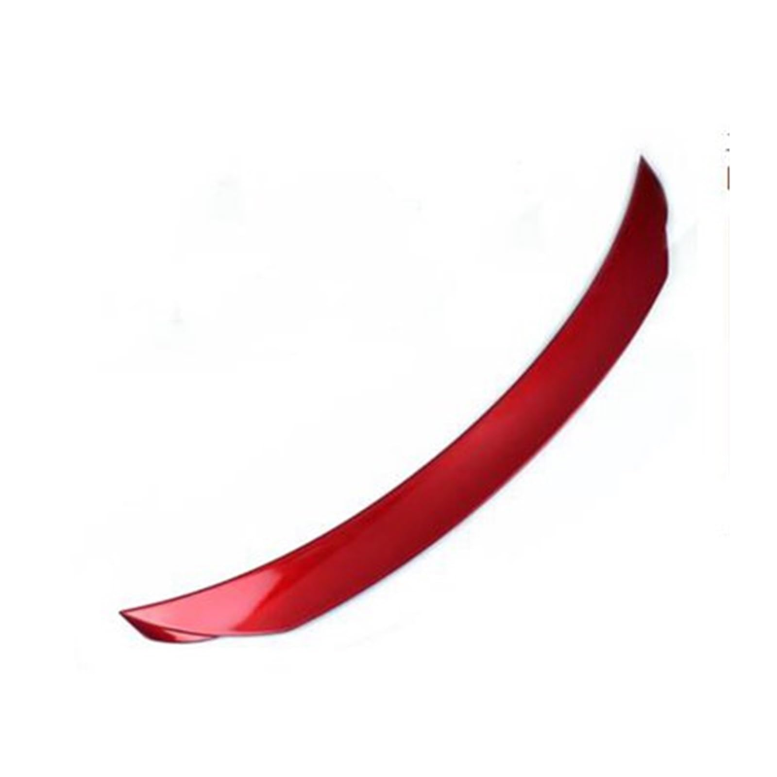 Heckflügel ABS Kunststoff Primer Farbe Hinten Schwanz Box Flügel Spoiler Auto Teile Für Mazda 3 Axela Limousine 4 Türen 2014 2015 2016 2017 Heckspoiler(Rot) von NAUTIG