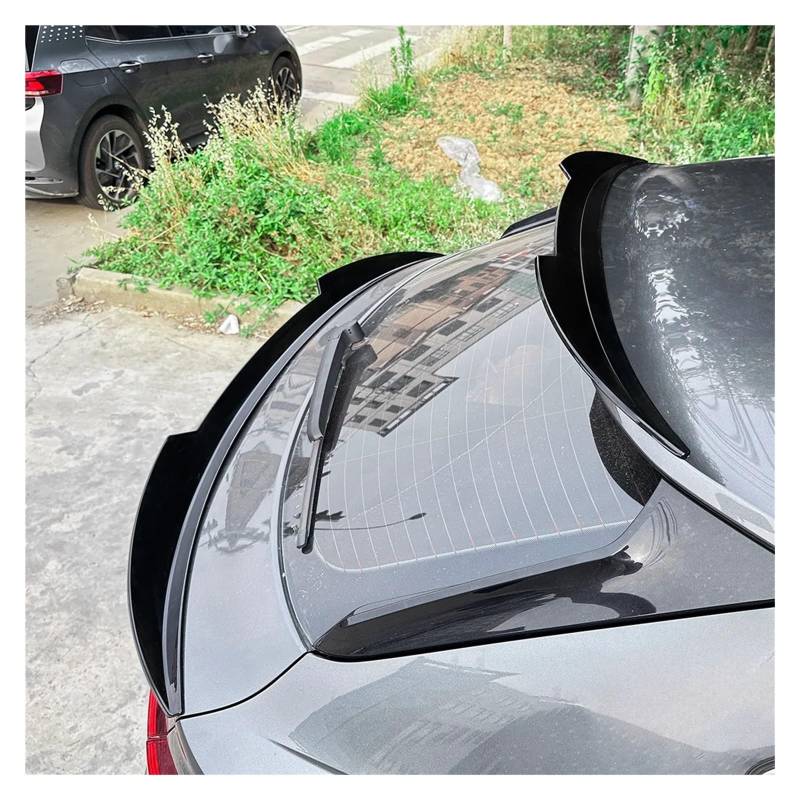 Heckflügel Auto Hinten Dach Mid Spoiler Schwanz Flügel Heckklappe Mittleren Stamm Spoiler Für Q3 F3 Sportback 2019 2020 2021 2022 2023 2024 Heckspoiler(A Set Black) von NAUTIG