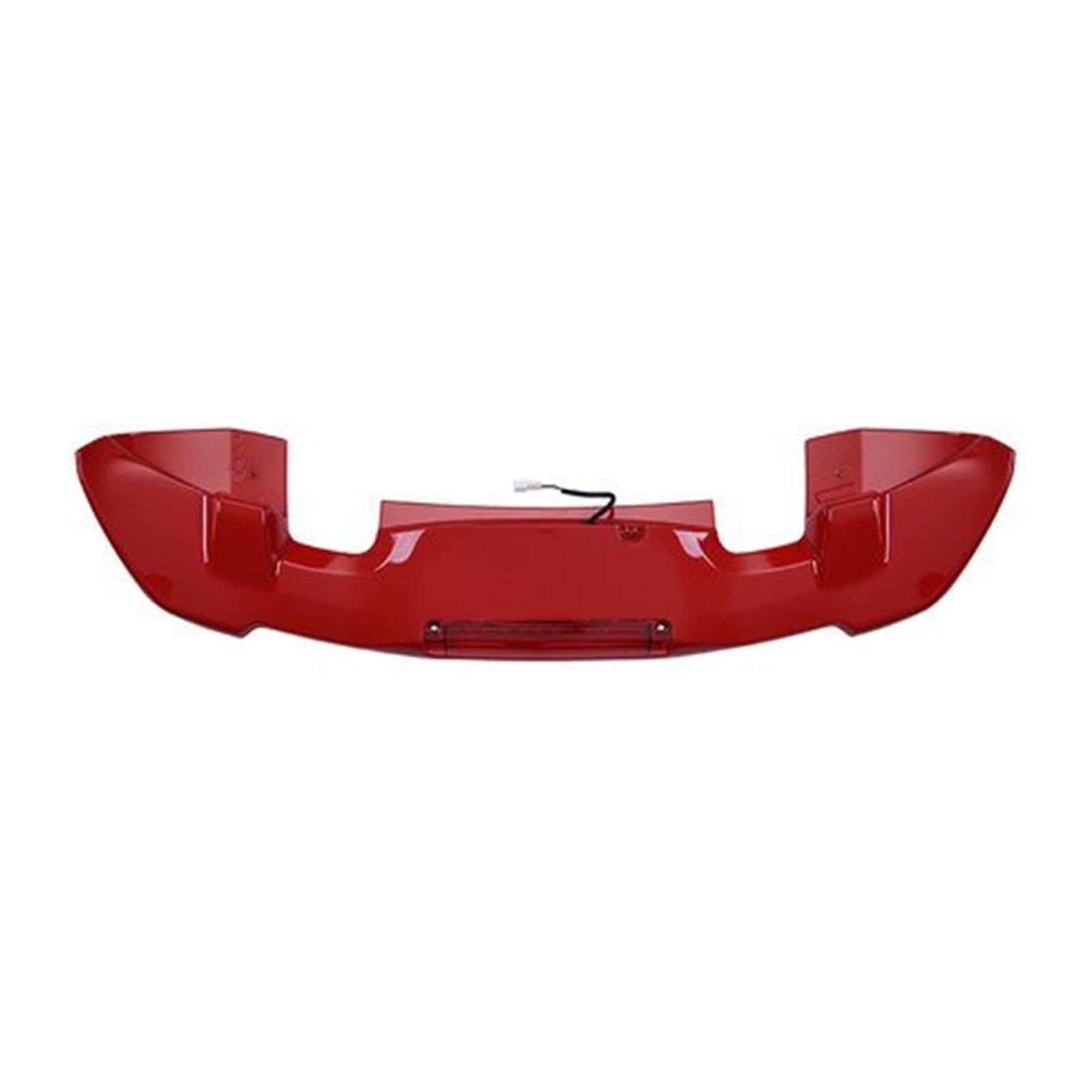 Heckflügel Auto Styling Für Fit Für Jazz 2014 2015 2016 2017 ABS Kunststoff Unlackiert Primer Farbe Hinten Boot Stamm Flügel Spoiler Heckspoiler(Rot) von NAUTIG