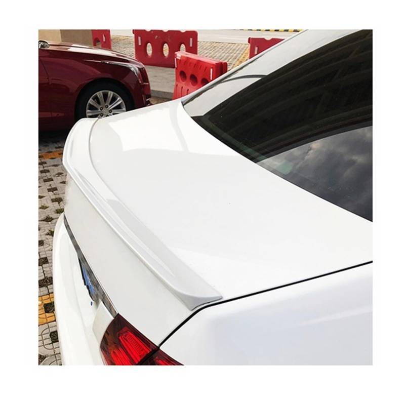 Heckflügel Für Benz E-Klasse W212 180 200 260 300 320 4 Tür Hinten Stamm Deckel Boot Ducktail Lip Spoiler Flügel Auto Zubehör Teil Heckspoiler(Weiß) von NAUTIG