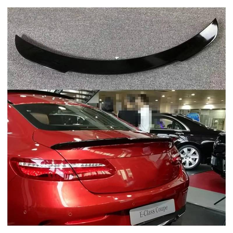 Heckflügel Für Benz W213 E-Coupe 2-TÜR W238 E200 E300 E53 2017 2018 2019 2020 2021 Spoiler ABS Auto Hinten Stamm Flügel Heckspoiler(Kohlefaser-Optik) von NAUTIG