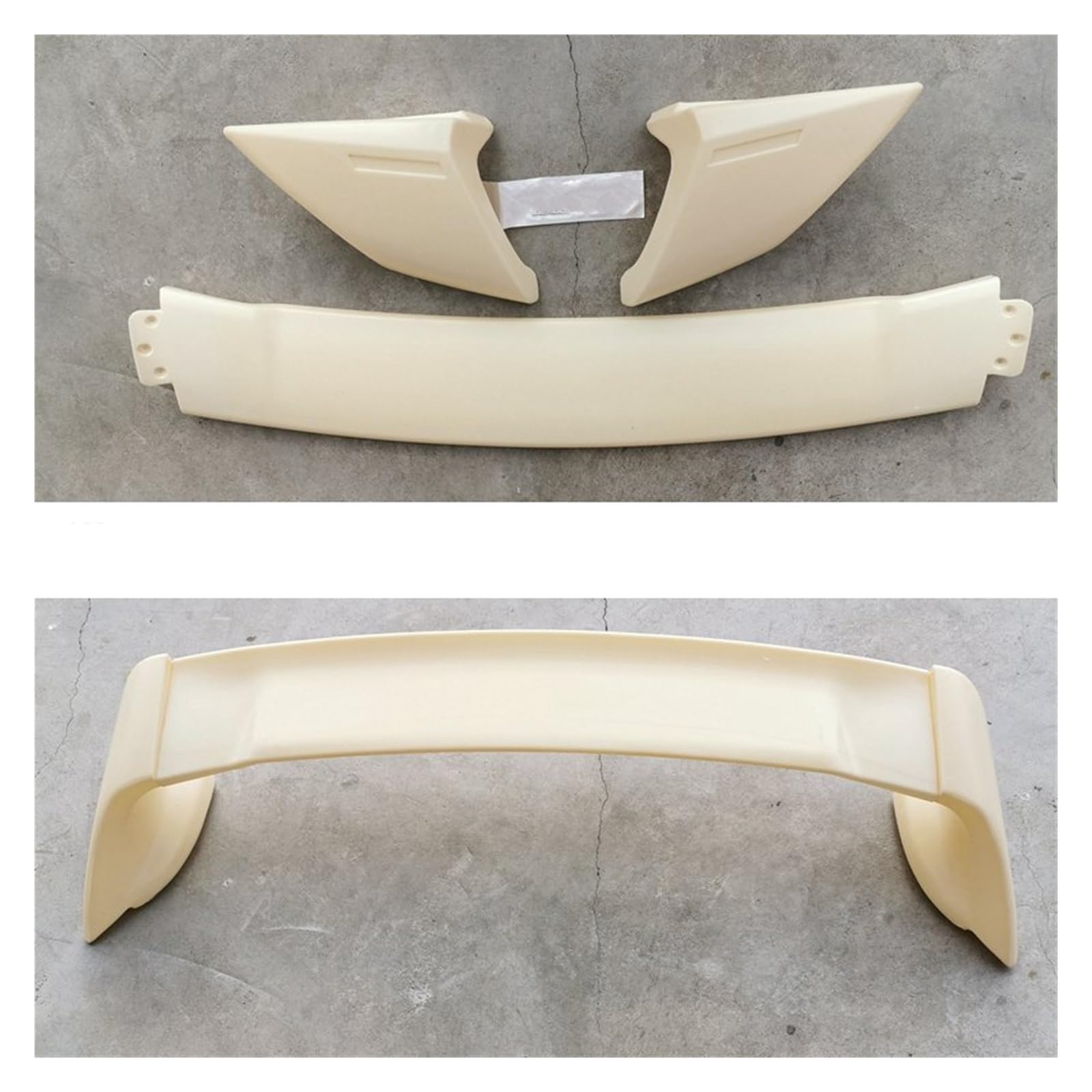 Heckflügel Für Civic 2006-2011 ABS FD2 Spoiler DREI Teile Oder Vier Teile Kofferraumabdeckung Heckflügel Auto Heckspoiler Heckspoiler(3 Parts No Paint) von NAUTIG