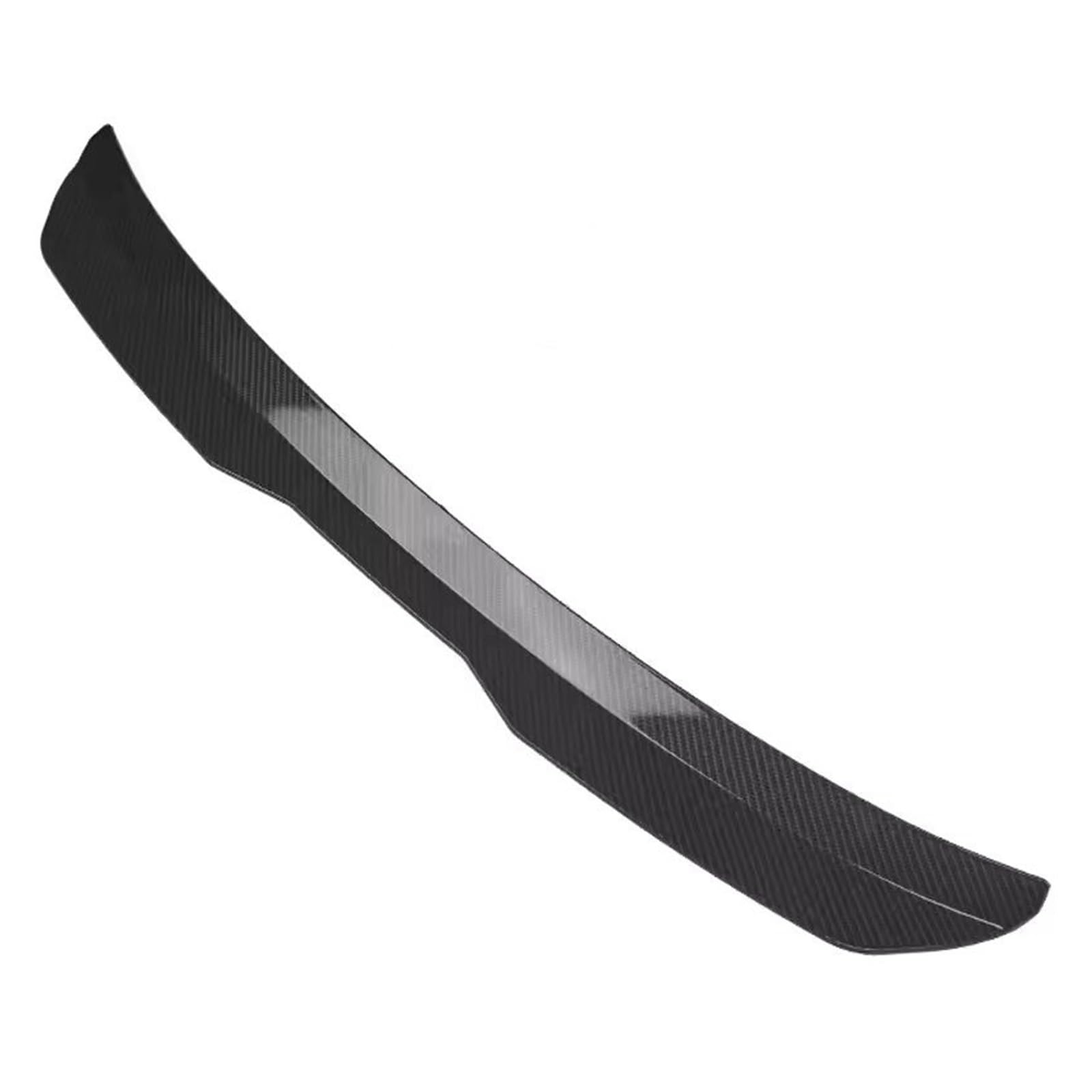 Heckflügel Für Clio Mk5 Spoiler 2019 2020 2021 2022 2023 Glänzend Schwarz Carbon Look Schwanz Flügel Dekoration Tuning Heckspoiler Auto Zubehör Heckspoiler(Carbon Look) von NAUTIG