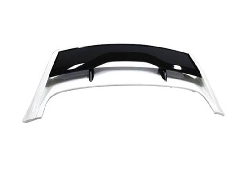 Heckflügel Für Ford Für Focus RS Spoiler 2012 2013 2014 2015 2016 2017 2018 Carbon Fiber Hinten Stamm Flügel Lip Heckspoiler Heckspoiler(White Plus Black) von NAUTIG