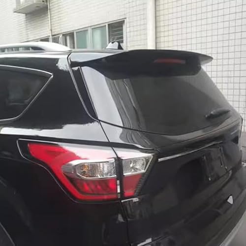 Heckflügel Für Ford Für Kuga 2013 2014 2015 2016 2017 Heckspoiler Escape Spoiler Schwanz ABS Kunststoff Weiß Schwarz Farbe Stamm Flügel Dekoration Heckspoiler(ABS Glossy Black) von NAUTIG