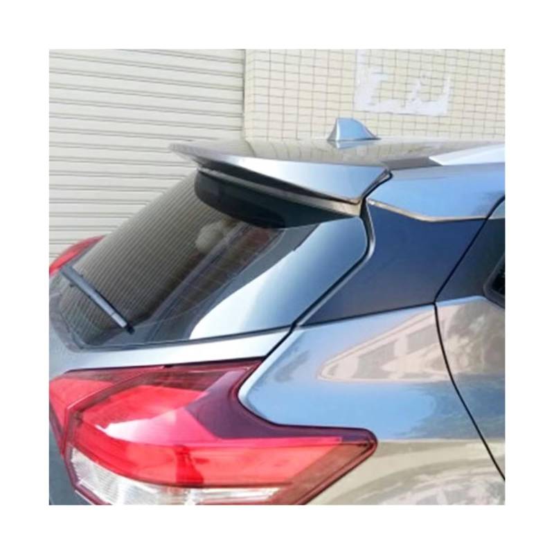 Heckflügel Für Nissan Für Kicks 2017 2018 2019 2020 Hinten Dach Stamm Deckel Auto Spoiler Flügel ABS Schwarz Carbon Weiß Außen Tuning Zubehör Teile Heckspoiler(Carbon Printing) von NAUTIG