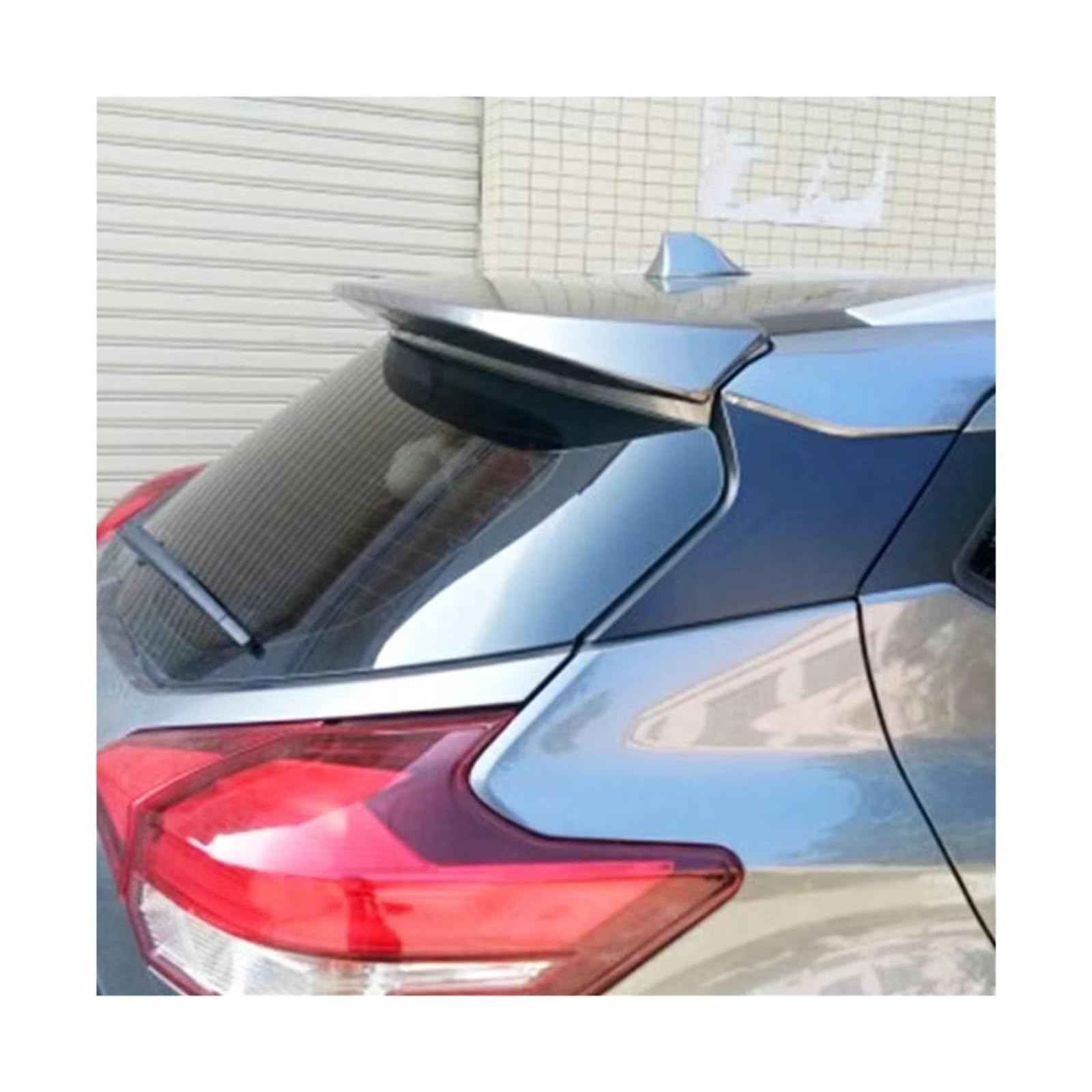 Heckflügel Für Nissan Für Kicks 2017 2018 2019 2020 Hinten Dach Stamm Deckel Auto Spoiler Flügel ABS Schwarz Carbon Weiß Außen Tuning Zubehör Teile Heckspoiler(Unpainted) von NAUTIG