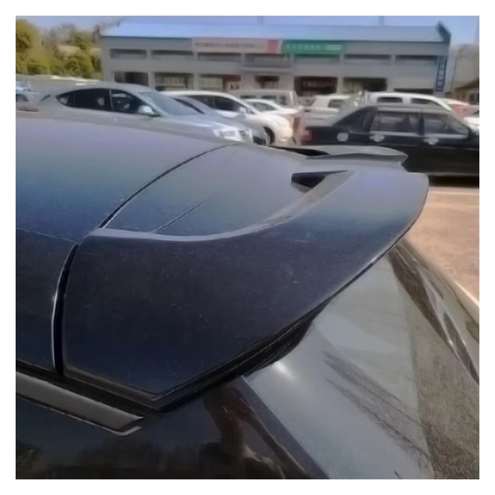 Heckflügel Für Opel Für Astra K 2015 2016 2017 2018 Carbon Look ABS Spoiler Glänzend Schwarz Oder Weiß Hinten Dach Flügel Body Kit Heckspoiler(Kohlefaser-Optik) von NAUTIG